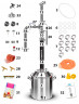 Самогонный аппарат Шнапсер ХО4М 50л (Schnapser XO4M)(ПРО)