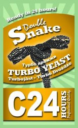 Дрожжи спиртовые DoubleSnake Turbo C24 175г.